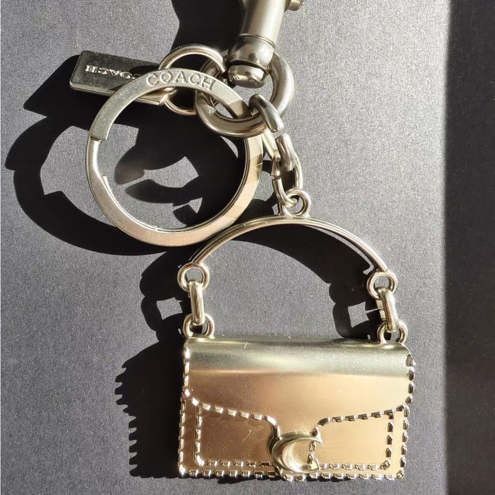 Coach Gold Tabby bag Keychain